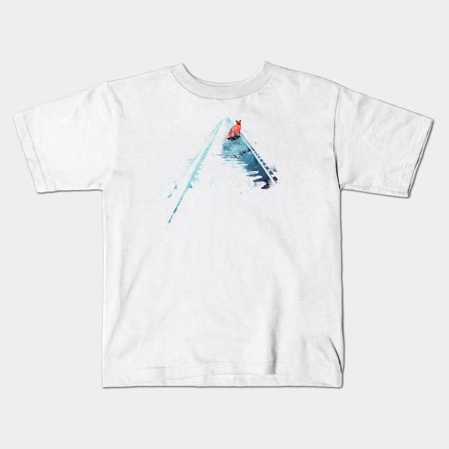 From Nowhere To Nowhere Kids T-Shirt by astronaut